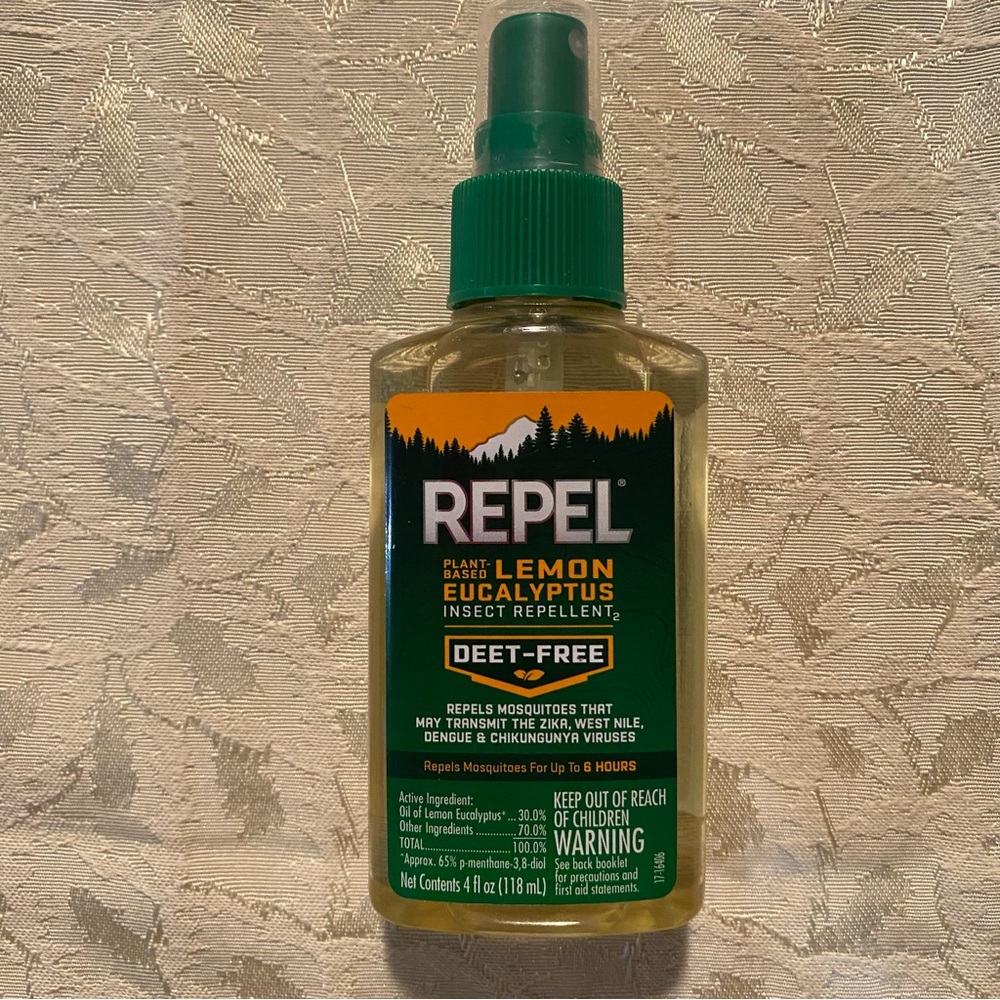 Repel Plant-Based Lemon Eucalyptus Insect Repellent Deet-Free 4 fl oz